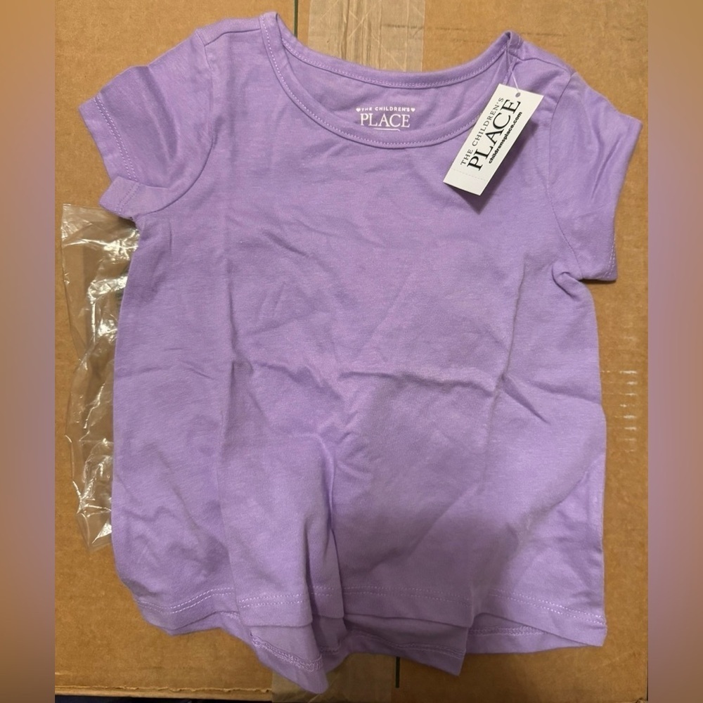 The Children's Place Lavender Short Sleeve Tee